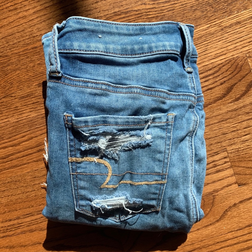 American Eagle next Level Stretch Distressed Jeans